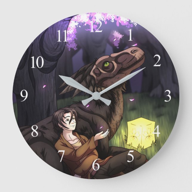 Sakura Season Large Clock (Front)