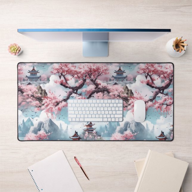 Sakura Serenity Temple Desk Mat (Office 1)