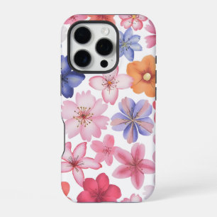 Sakura Serenity: Watercolor Cherry Blossoms iPhone 16 Pro Case