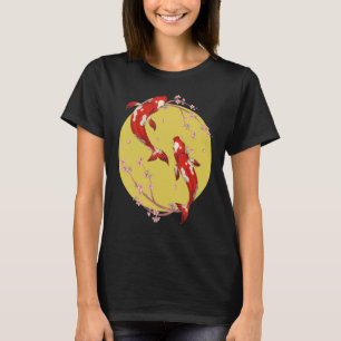 Sakura Taisho Sanke Koi Nishikigoi Cherry Blossom T-Shirt