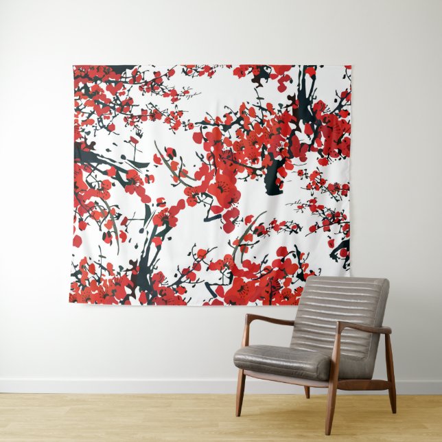 Sakura Tapestry (In Situ (Horizontal))