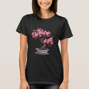 Sakura Tree Cherry Blossom Japanese Bonsai Tree Bo T-Shirt