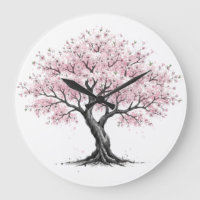 Sakura Tree Clock