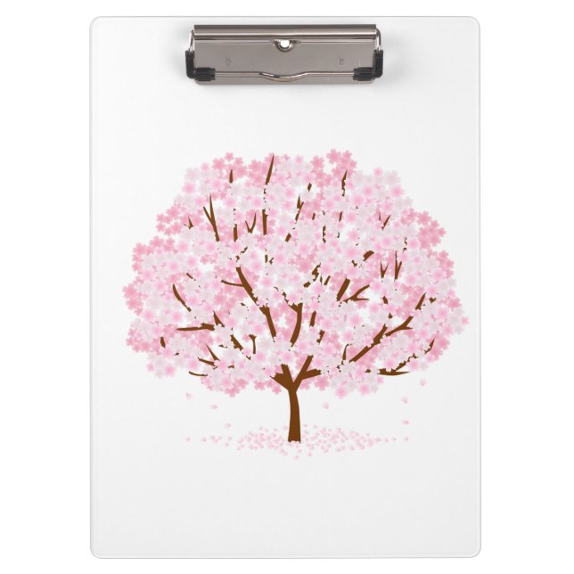 Sakura Tree in Full Bloom – Elegant Spring Design" Clipboard (Front)