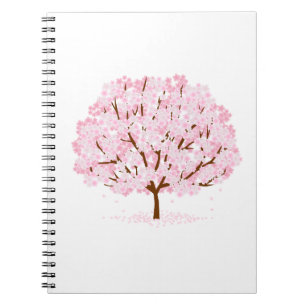 Sakura Tree in Full Bloom – Elegant Spring Design" Notebook