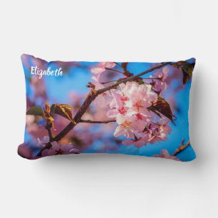 Sakura Tree In Pink Bloom Lumbar Cushion