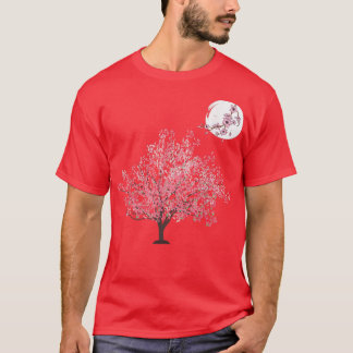 Sakura Tree Japanese Spring Time Cherry Blossom Fl T-Shirt