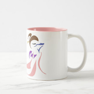 Sakura Two-Tone Coffee Mug