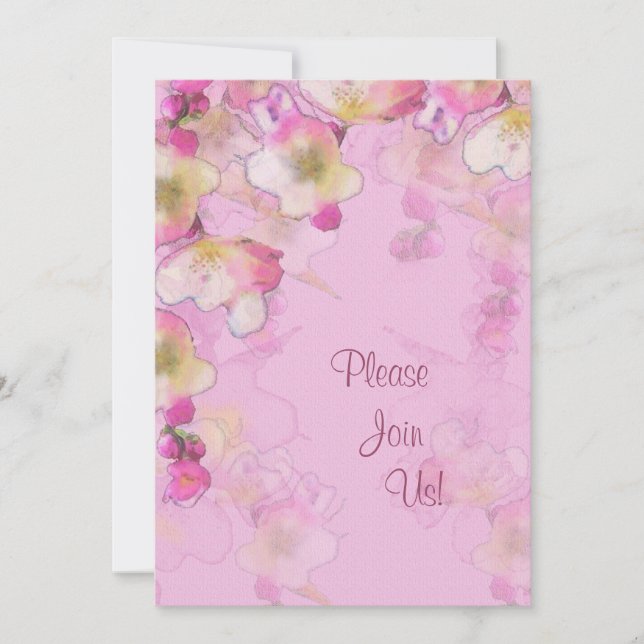 Sakura Wedding Invitation (Front)