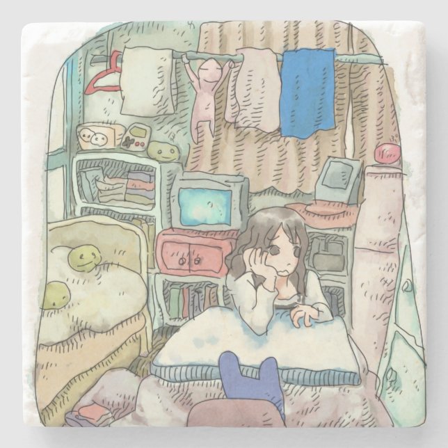 Sakusai Stone Coaster (Front)