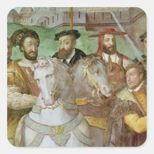 Sala dei Fasti Farnese Square Sticker