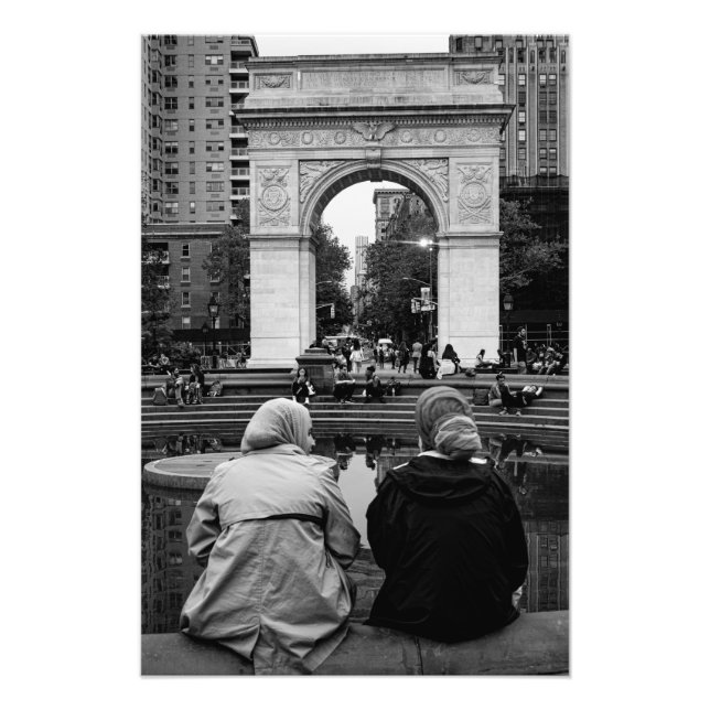 Salaam-Alakikum Washington Square Park Street Phot Photo Print (Front)