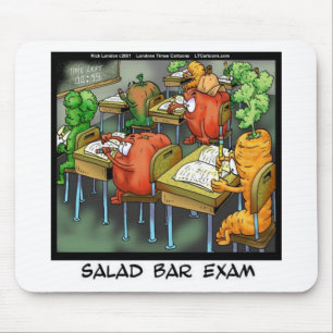 Salad Bar Exam Funny Mouse Pad