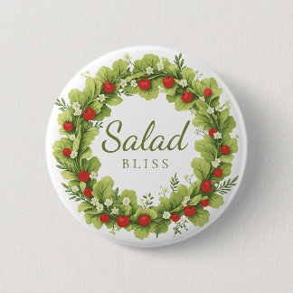 Salad Bliss 6 Cm Round Badge