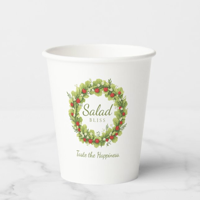 Salad Bliss Paper Cups (Front)