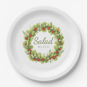 Salad Bliss Paper Plate