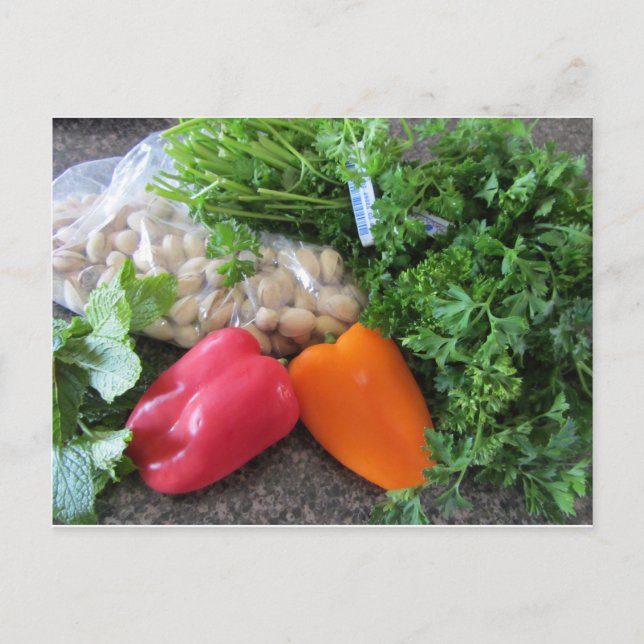 Salad Fixings Postcard (Front)