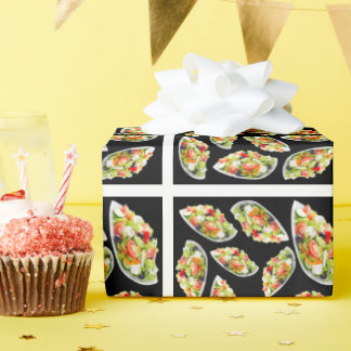 Salad mix pattern wrapping paper