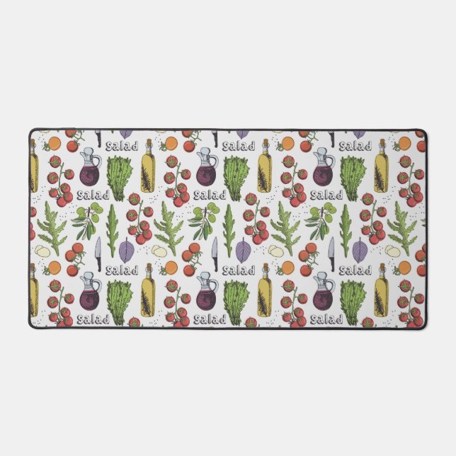 Salad Pattern Desk Mat (Front)