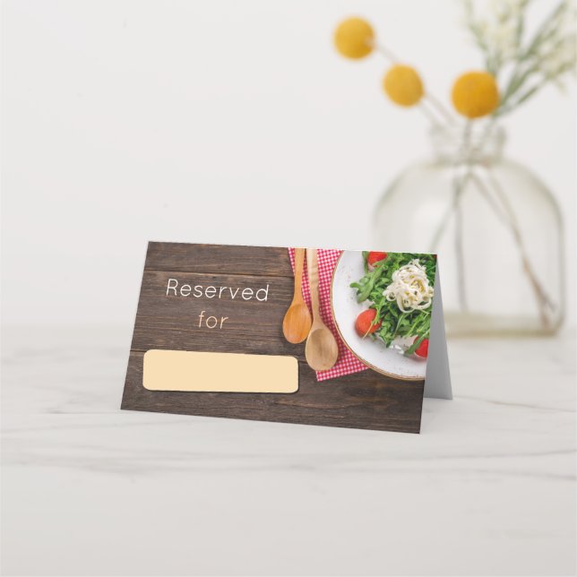 Salad Place Card (Front)