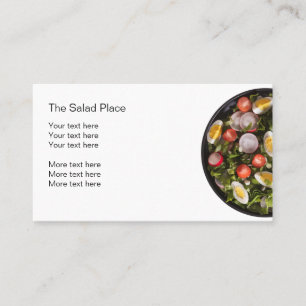 Salad Restaurant Business Cfard Business Card