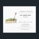 Salad Restaurant Grand opening  Flyer<br><div class="desc">Elegant and cute hand painted watercolor fresh lettuce and salad greens illustration for any fresh food or salad shop grand opening or business promotion flyers.</div>