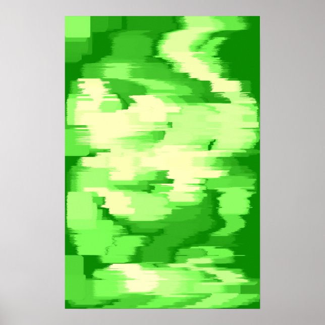 "Salad Spinner" Geometric Art Poster (Front)