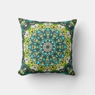 Salad Spinner – Green Yellow Mandala Pattern Cushion