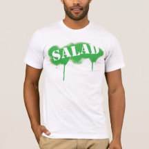 Salad Tagged (fitted t) - Green/White