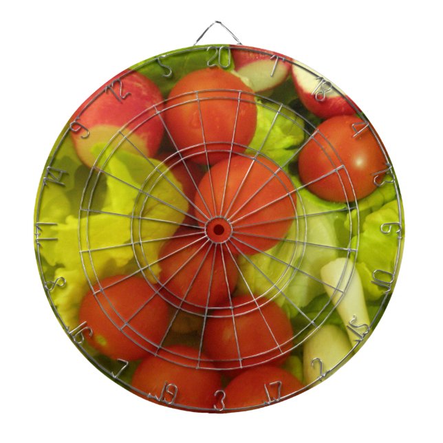 Salad Vegetables Dart Board (Front)