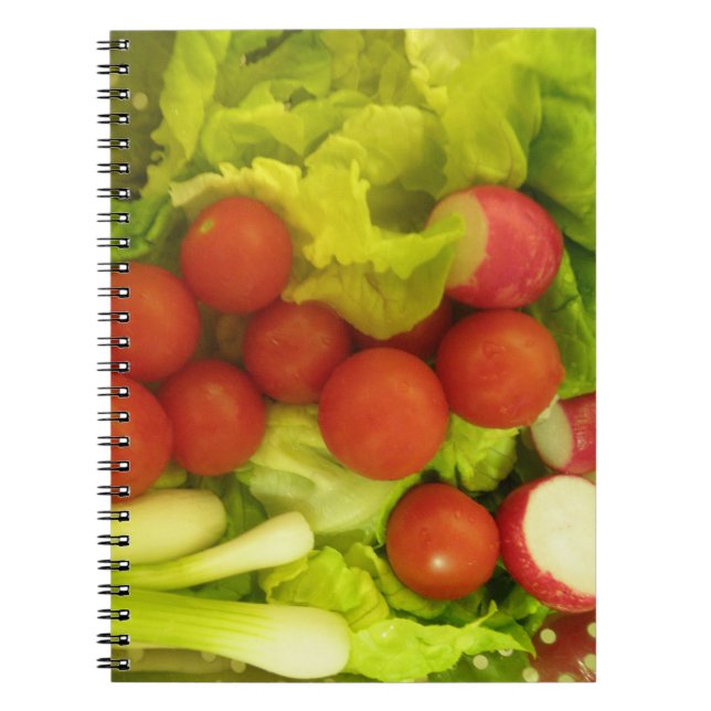 Salad Vegetables Notebook (Front)