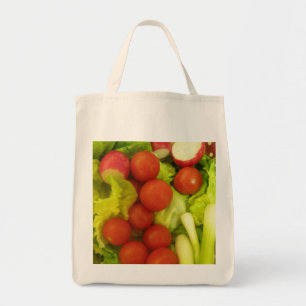 Salad Vegetables Organic Grocery Tote Bag