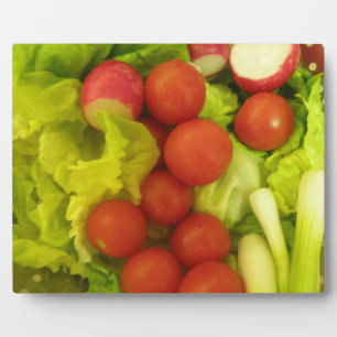 Salad Vegetables Plaque