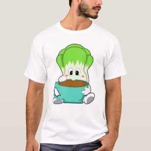 Salad with Cup of Coffee T-Shirt