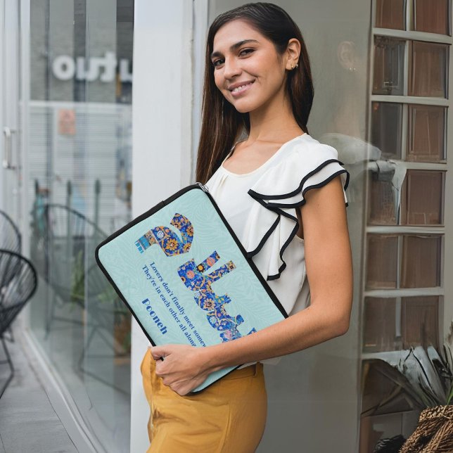 Salam | Anniversary Persian Gifts for Girlfriend Laptop Sleeve (Salam | Anniversary Persian Gifts for Girlfriend)