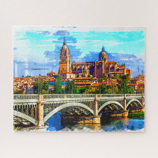 Salamanca / Castile and Leon, Spain. Jigsaw Puzzle (Horizontal)