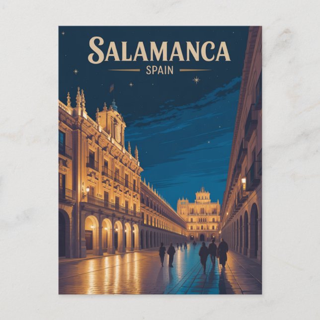 Salamanca Spain Holiday Postcard (Front)