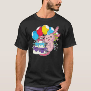 Salamander Amphibian Animal Kids Birthday Party Ax T-Shirt