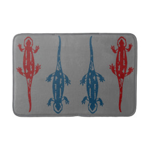 Salamander Lizard Reptiles  Bath Mat