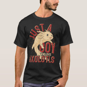 Salamander Meican Amphibian Animal Lover Boys Aolo T-Shirt