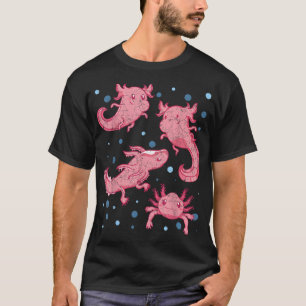 Salamander Meican Amphibian Animal Pet Cute Aolotl T-Shirt