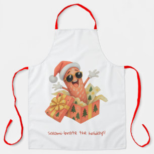 salami-brate the holidays! apron