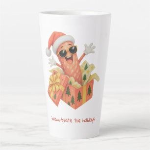 salami-brate the holidays! latte mug