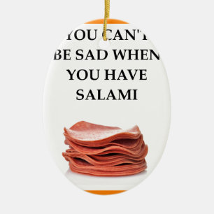 SALAMI CERAMIC TREE DECORATION