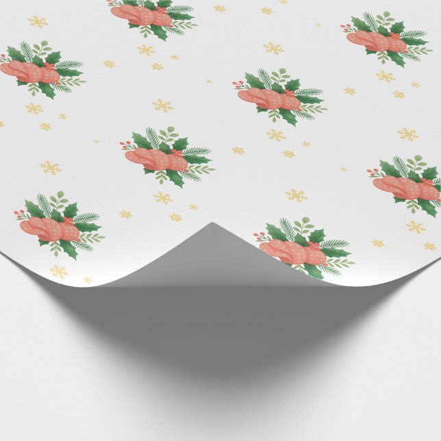 Salami Christmas Wrapping Paper (Corner)