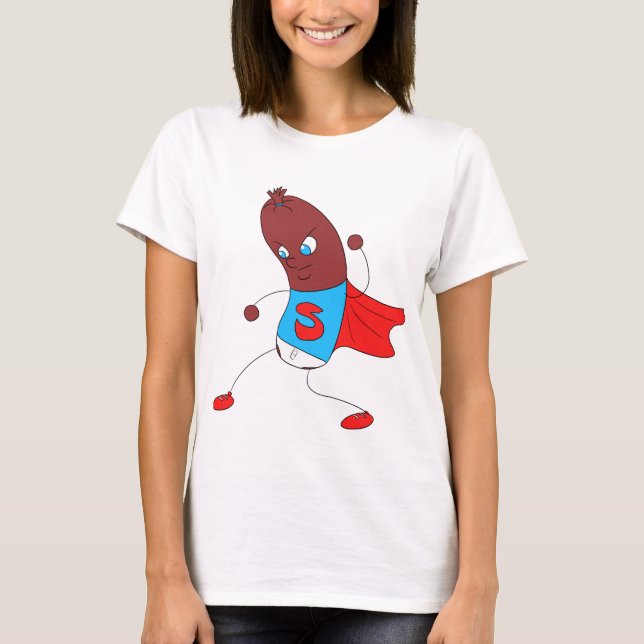 Salami Man Female T-Shirt (Front)