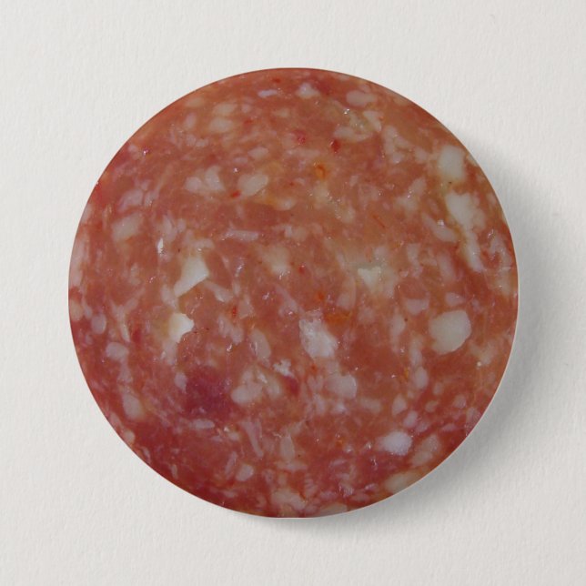 Salami Slice 7.5 Cm Round Badge (Front)