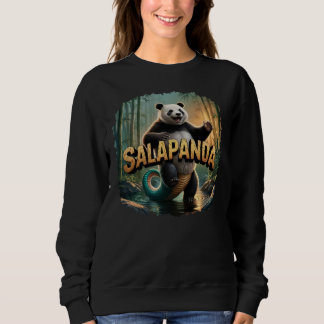 Salapanda Illustration – Salamander Panda Funny Sweatshirt