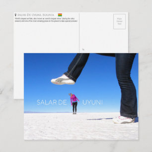 Salar De Uyuni, Bolivia Postcard