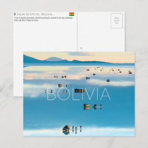 Salar de Uyuni, Bolivia Travel Postcard